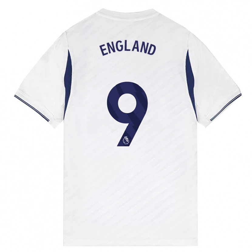 Danxen Niño Camiseta Bethany England #9 Blanco Rojo Púrpura 1ª Equipación 2026/27 La Camisa México