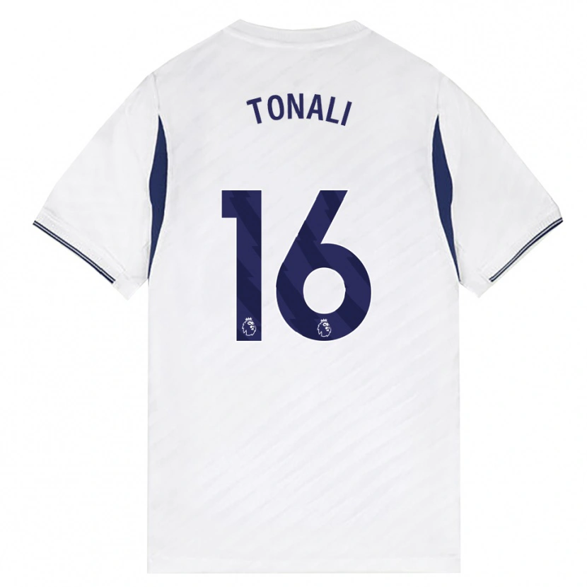 Danxen Niño Camiseta Sandro Tonali #16 Blanco Rojo Púrpura 1ª Equipación 2026/27 La Camisa México