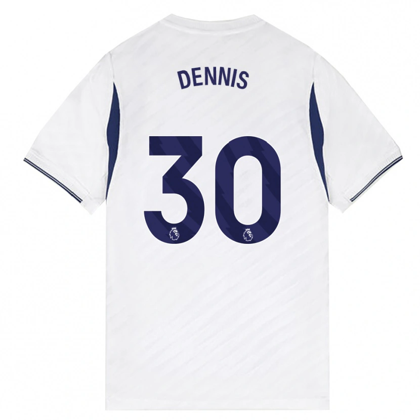 Danxen Niño Camiseta Araya Dennis #30 Blanco Rojo Púrpura 1ª Equipación 2026/27 La Camisa México