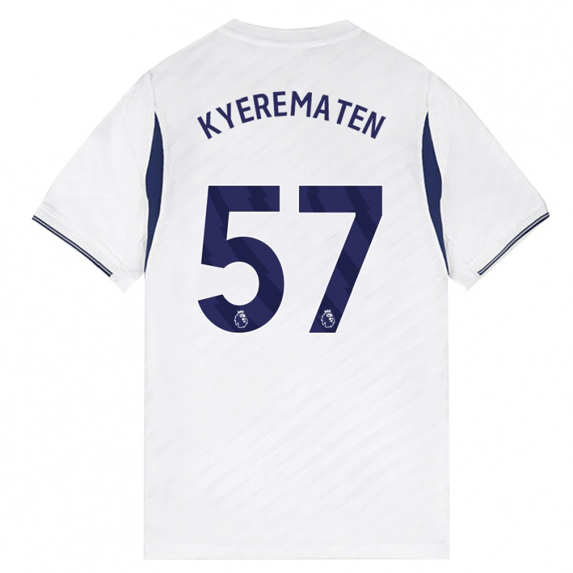 Danxen Niño Camiseta Rio Kyerematen #57 Blanco Rojo Púrpura 1ª Equipación 2026/27 La Camisa México