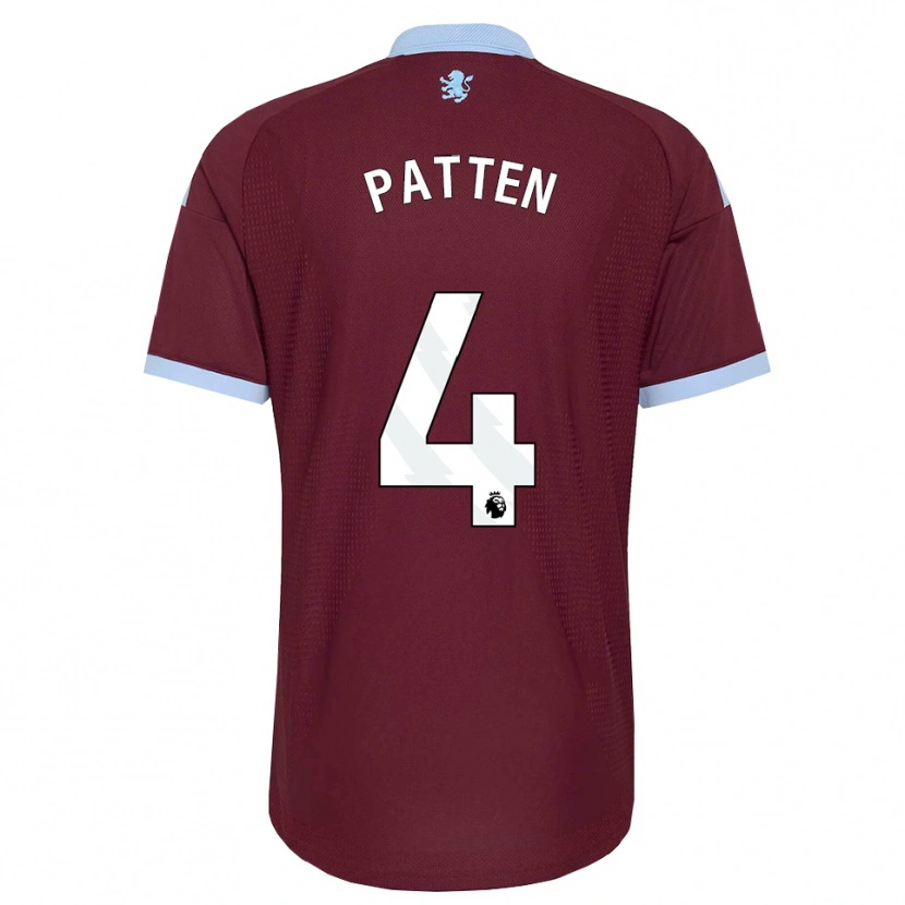 Danxen Niño Camiseta Anna Patten #4 Azulaciano Borgoña 1ª Equipación 2026/27 La Camisa México