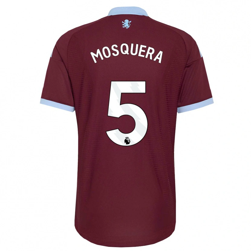 Danxen Niño Camiseta Yeimar Mosquera #5 Azulaciano Borgoña 1ª Equipación 2026/27 La Camisa México