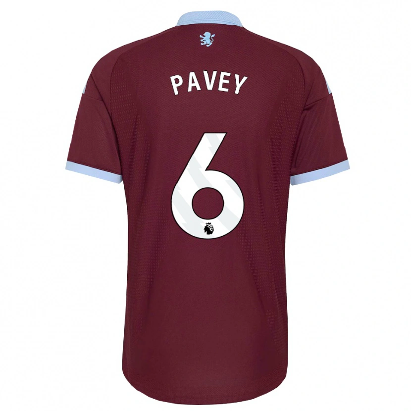 Danxen Niño Camiseta Charlie Pavey #6 Azulaciano Borgoña 1ª Equipación 2026/27 La Camisa México