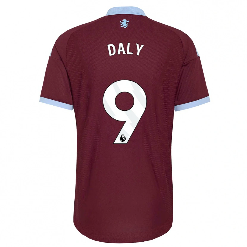 Danxen Niño Camiseta Rachel Daly #9 Azulaciano Borgoña 1ª Equipación 2026/27 La Camisa México