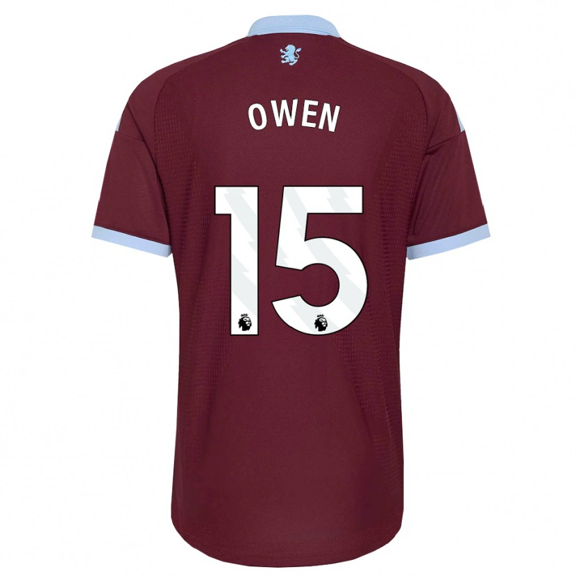 Danxen Niño Camiseta Curtis Owen #15 Azulaciano Borgoña 1ª Equipación 2026/27 La Camisa México