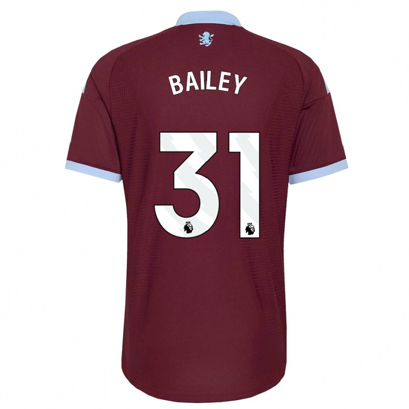 Danxen Niño Camiseta Leon Bailey #31 Azulaciano Borgoña 1ª Equipación 2026/27 La Camisa México