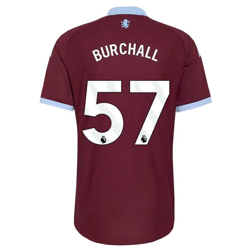 Danxen Niño Camiseta Ajani Burchall #57 Azulaciano Borgoña 1ª Equipación 2026/27 La Camisa México