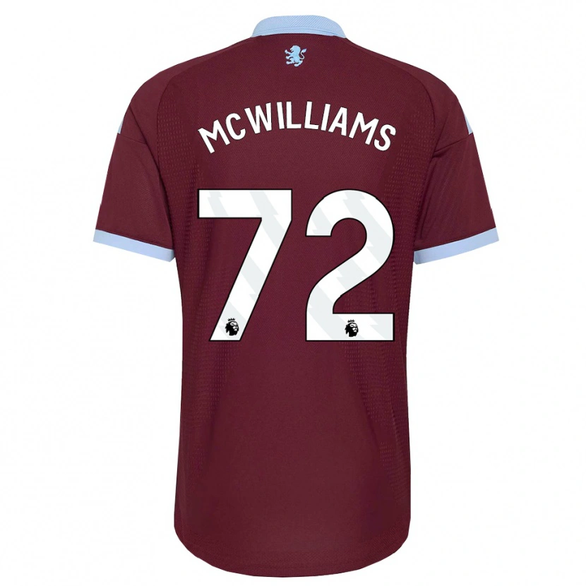 Danxen Niño Camiseta Ashton Mcwilliams #72 Azulaciano Borgoña 1ª Equipación 2026/27 La Camisa México