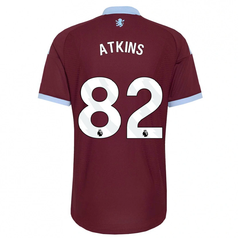Danxen Niño Camiseta Clay Atkins #82 Azulaciano Borgoña 1ª Equipación 2026/27 La Camisa México