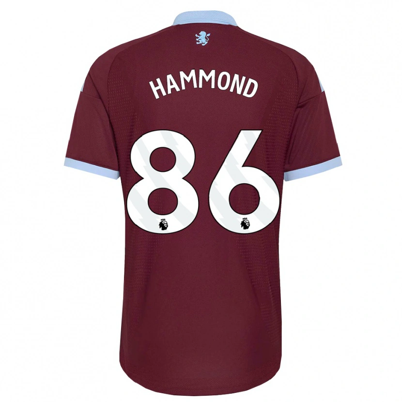 Danxen Niño Camiseta Rio Hammond #86 Azulaciano Borgoña 1ª Equipación 2026/27 La Camisa México