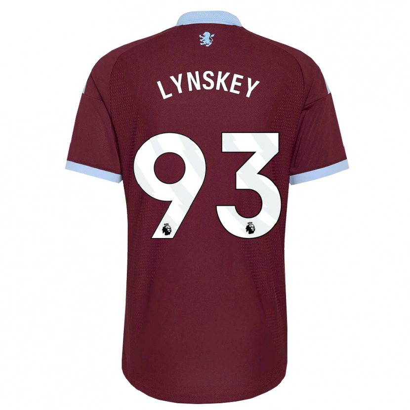 Danxen Niño Camiseta Alfie Lynskey #93 Azulaciano Borgoña 1ª Equipación 2026/27 La Camisa México
