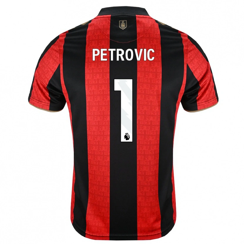 Danxen Niño Camiseta Djordje Petrovic #1 Goldenrod Rojo Negro 1ª Equipación 2026/27 La Camisa México