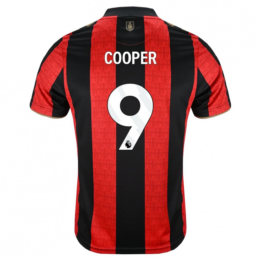 Danxen Niño Camiseta Lucy Cooper #9 Goldenrod Rojo Negro 1ª Equipación 2026/27 La Camisa México