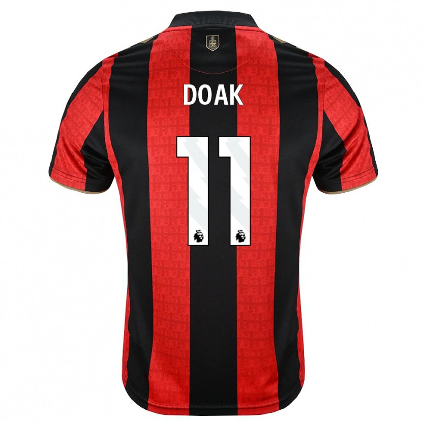 Danxen Niño Camiseta Ben Gannon-Doak #11 Goldenrod Rojo Negro 1ª Equipación 2026/27 La Camisa México