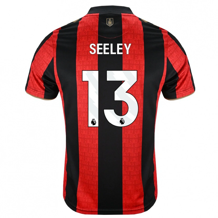 Danxen Niño Camiseta Will Seeley #13 Goldenrod Rojo Negro 1ª Equipación 2026/27 La Camisa México