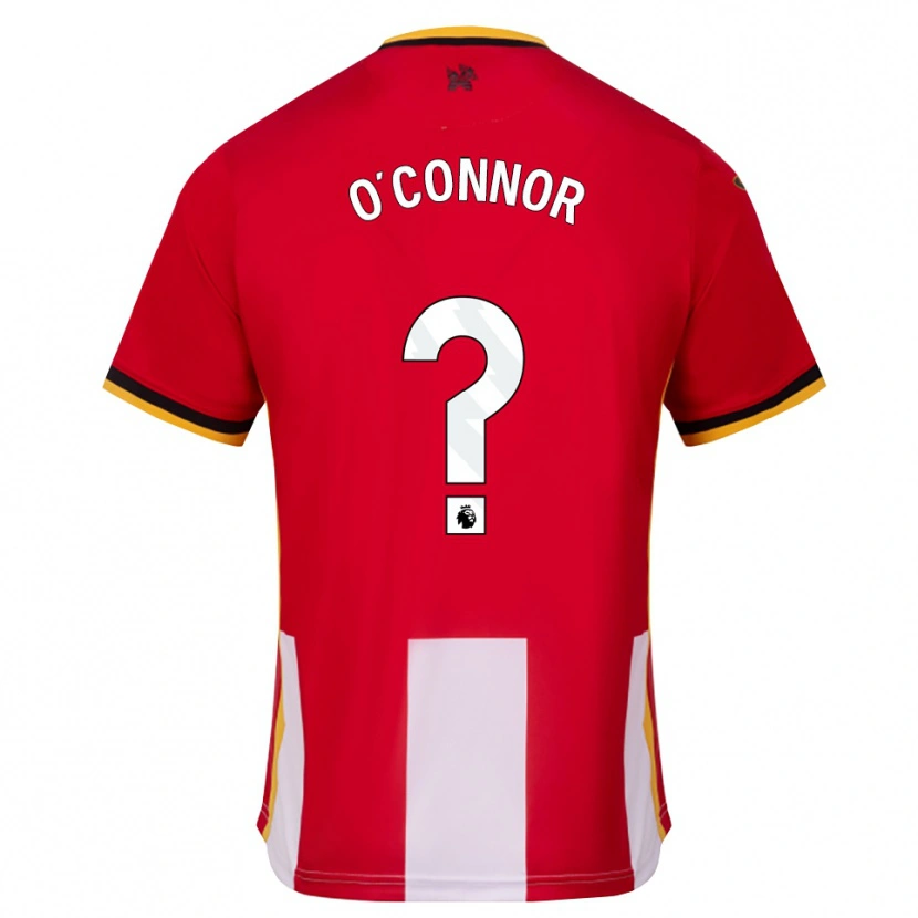 Danxen Niño Camiseta Donal O'connor #0 Amarillo Negro Rojo 1ª Equipación 2026/27 La Camisa México