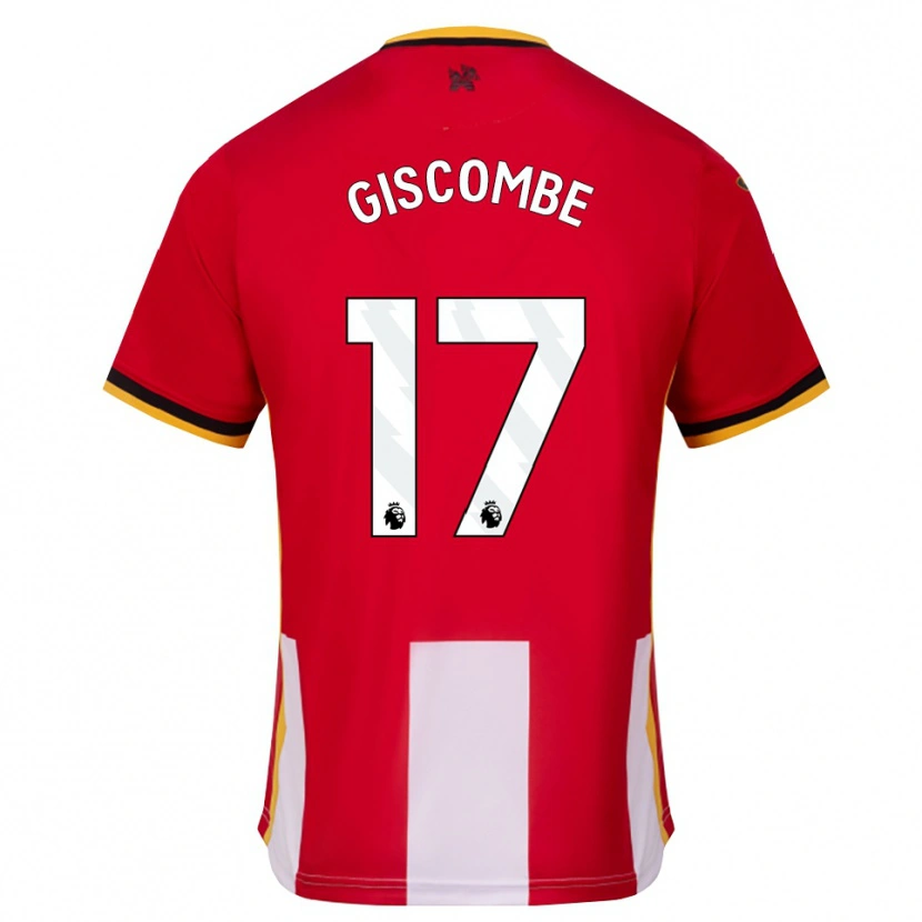 Danxen Niño Camiseta Naeem Giscombe #17 Amarillo Negro Rojo 1ª Equipación 2026/27 La Camisa México
