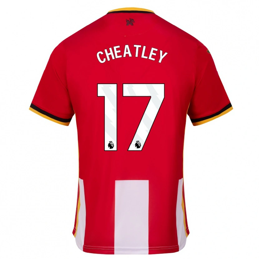 Danxen Niño Camiseta Ashley Cheatley #17 Amarillo Negro Rojo 1ª Equipación 2026/27 La Camisa México