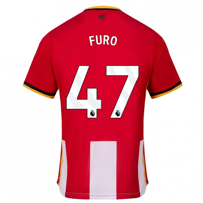 Danxen Niño Camiseta Kaye Furo #47 Amarillo Negro Rojo 1ª Equipación 2026/27 La Camisa México