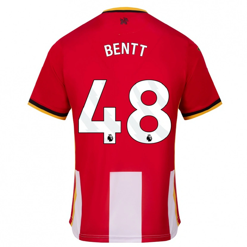 Danxen Niño Camiseta Luka Bentt #48 Amarillo Negro Rojo 1ª Equipación 2026/27 La Camisa México