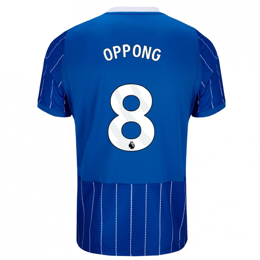 Danxen Niño Camiseta Raffaele Oppong #8 Azulmedio Blanco 1ª Equipación 2026/27 La Camisa México