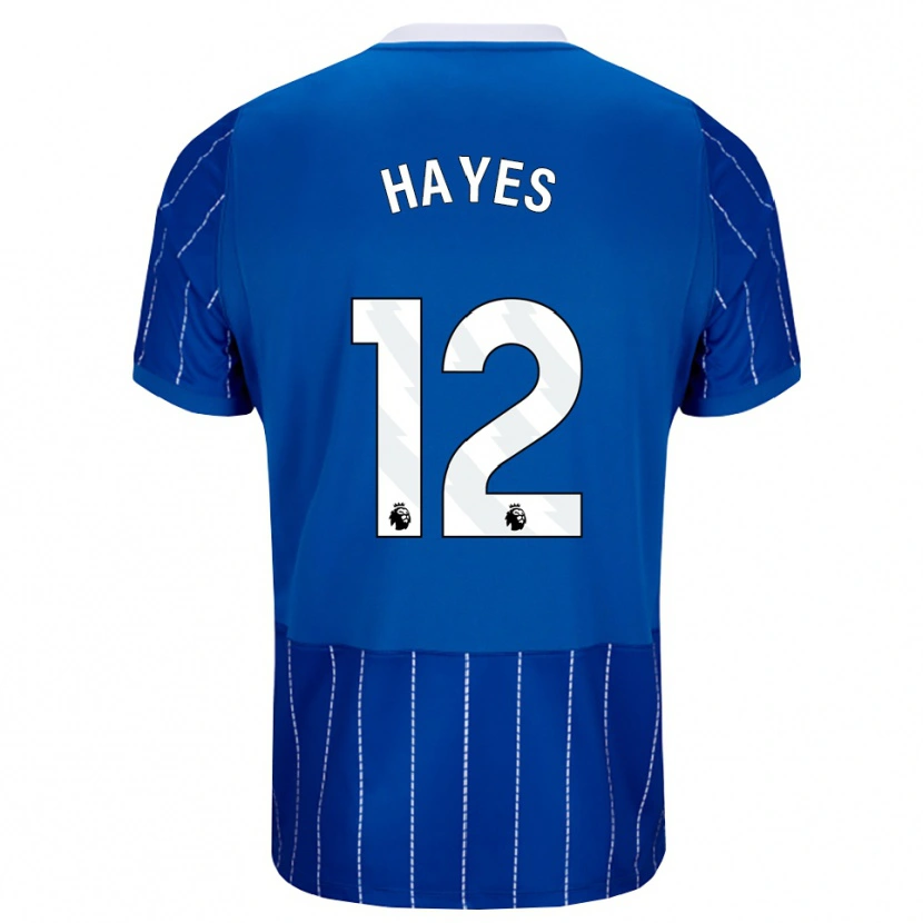 Danxen Niño Camiseta Caitlin Hayes #12 Azulmedio Blanco 1ª Equipación 2026/27 La Camisa México