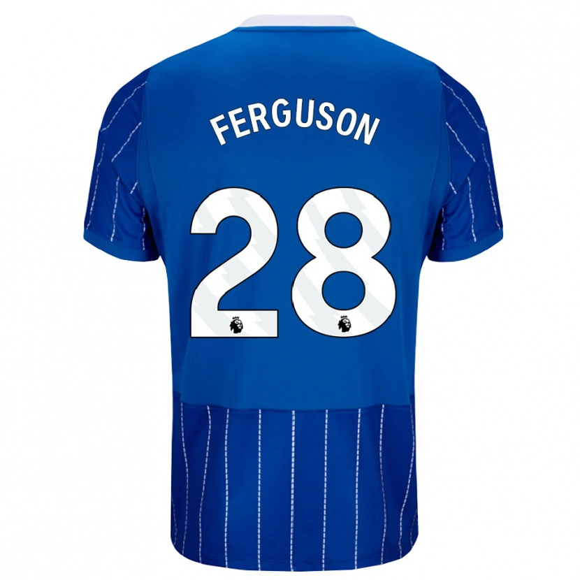 Danxen Niño Camiseta Evan Ferguson #28 Azulmedio Blanco 1ª Equipación 2026/27 La Camisa México
