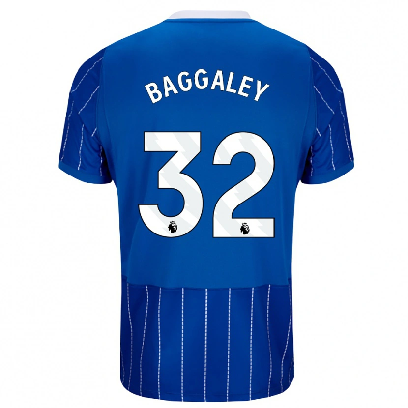 Danxen Niño Camiseta Sophie Baggaley #32 Azulmedio Blanco 1ª Equipación 2026/27 La Camisa México