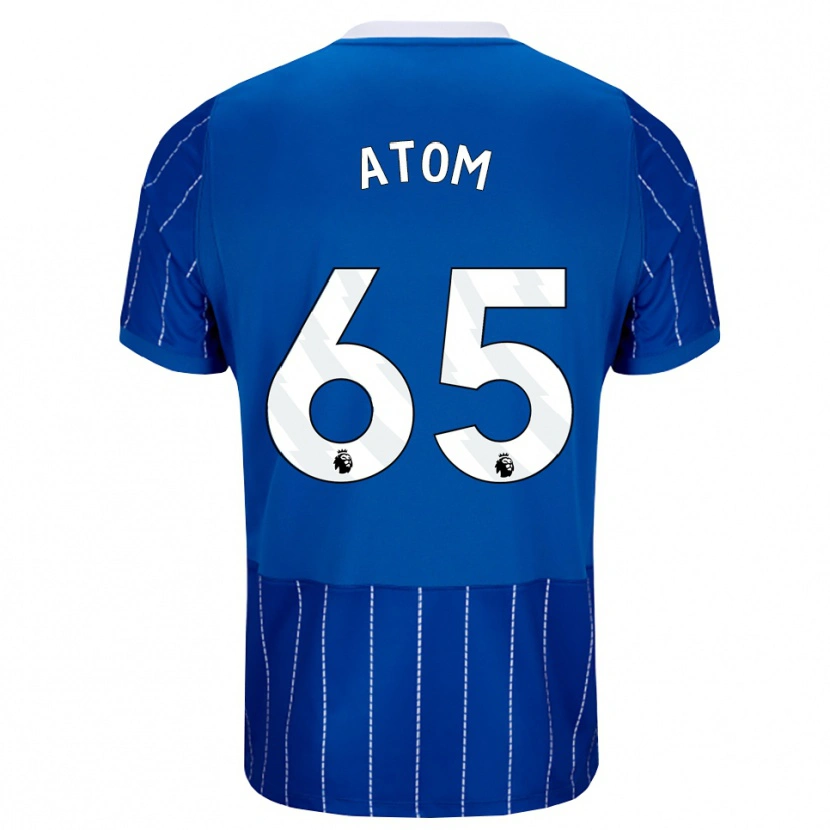 Danxen Niño Camiseta Noel Atom #65 Azulmedio Blanco 1ª Equipación 2026/27 La Camisa México