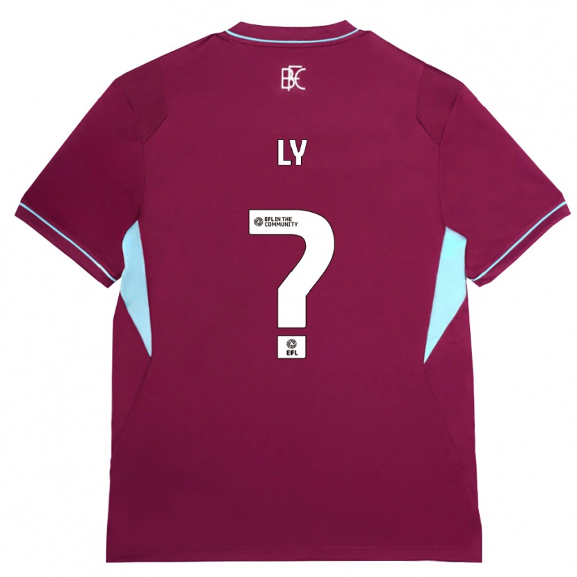 Danxen Niño Camiseta Brandon Ly #0 Borgoña Verde 1ª Equipación 2026/27 La Camisa México