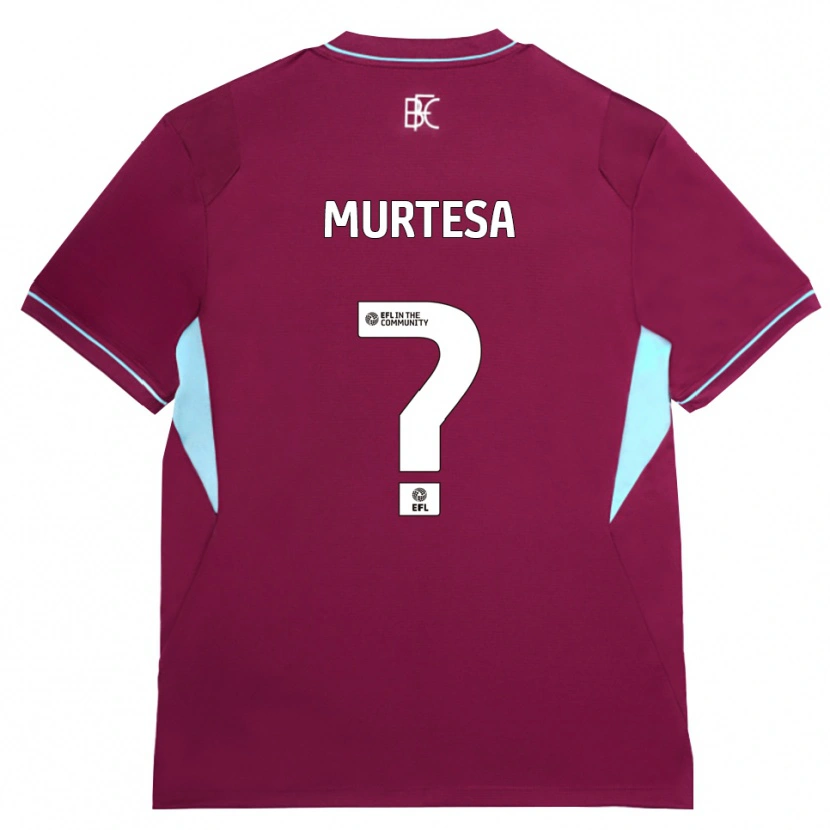 Danxen Niño Camiseta Anwar Murtesa #0 Borgoña Verde 1ª Equipación 2026/27 La Camisa México