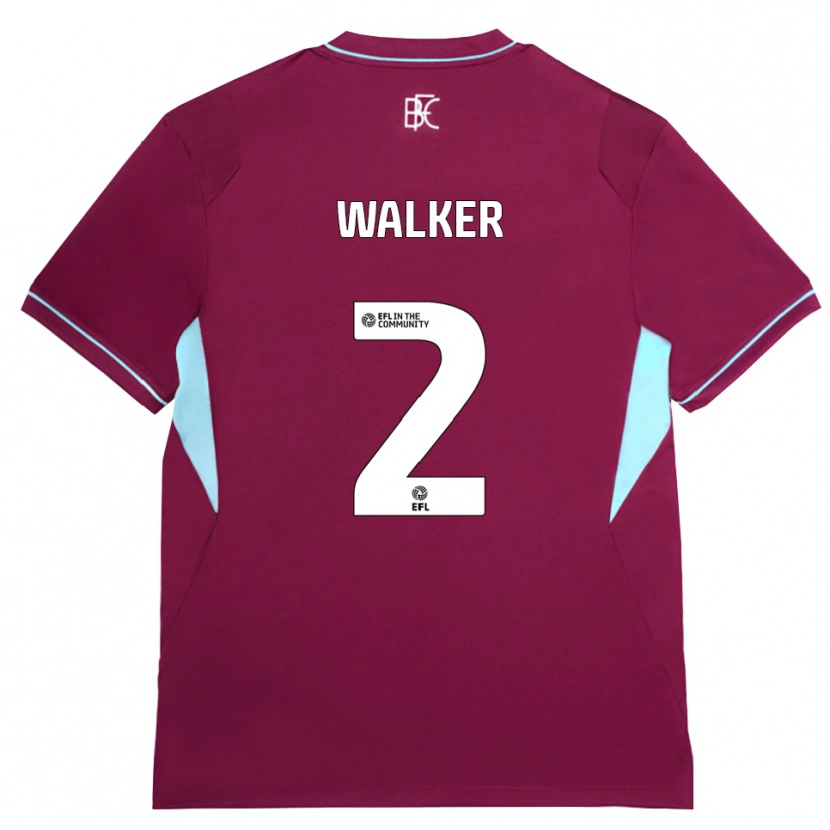 Danxen Niño Camiseta Kyle Walker #2 Borgoña Verde 1ª Equipación 2026/27 La Camisa México