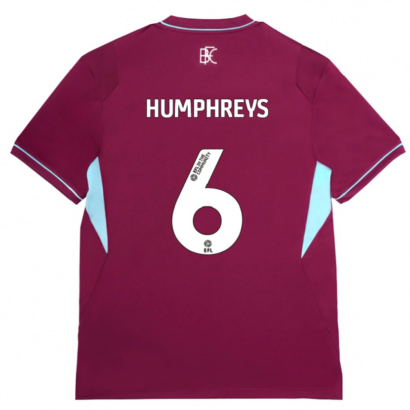 Danxen Niño Camiseta Bashir Humphreys #6 Borgoña Verde 1ª Equipación 2026/27 La Camisa México