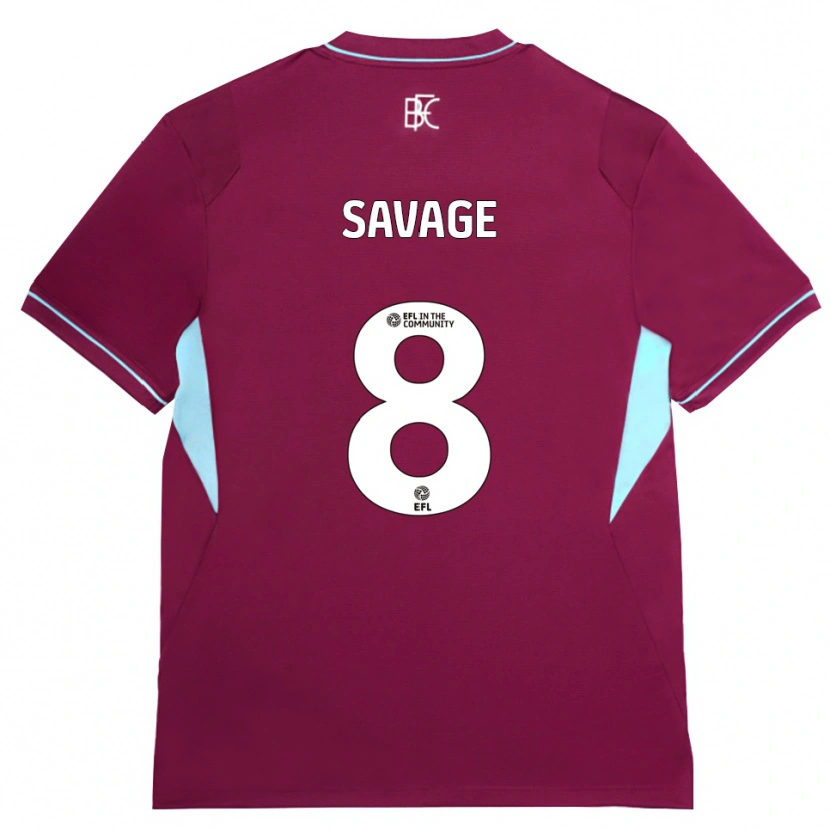 Danxen Niño Camiseta Troy Savage #8 Borgoña Verde 1ª Equipación 2026/27 La Camisa México