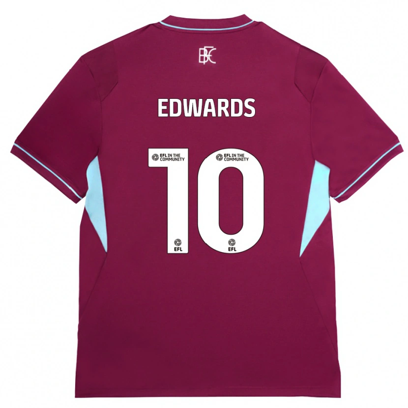 Danxen Niño Camiseta Marcus Edwards #10 Borgoña Verde 1ª Equipación 2026/27 La Camisa México