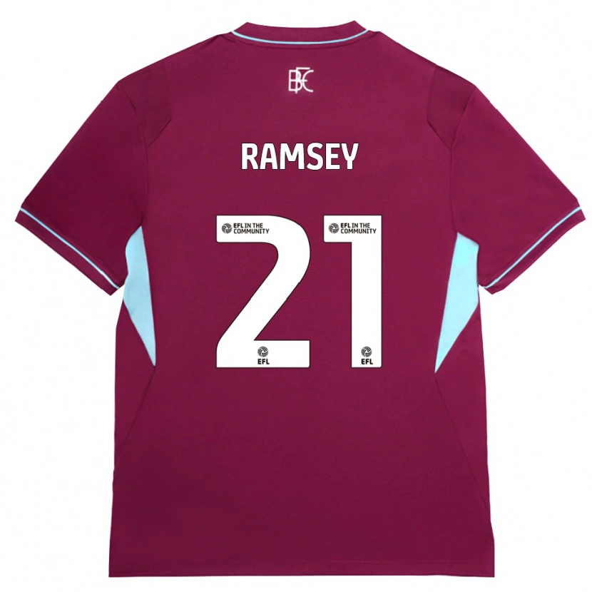 Danxen Niño Camiseta Aaron Ramsey #21 Borgoña Verde 1ª Equipación 2026/27 La Camisa México