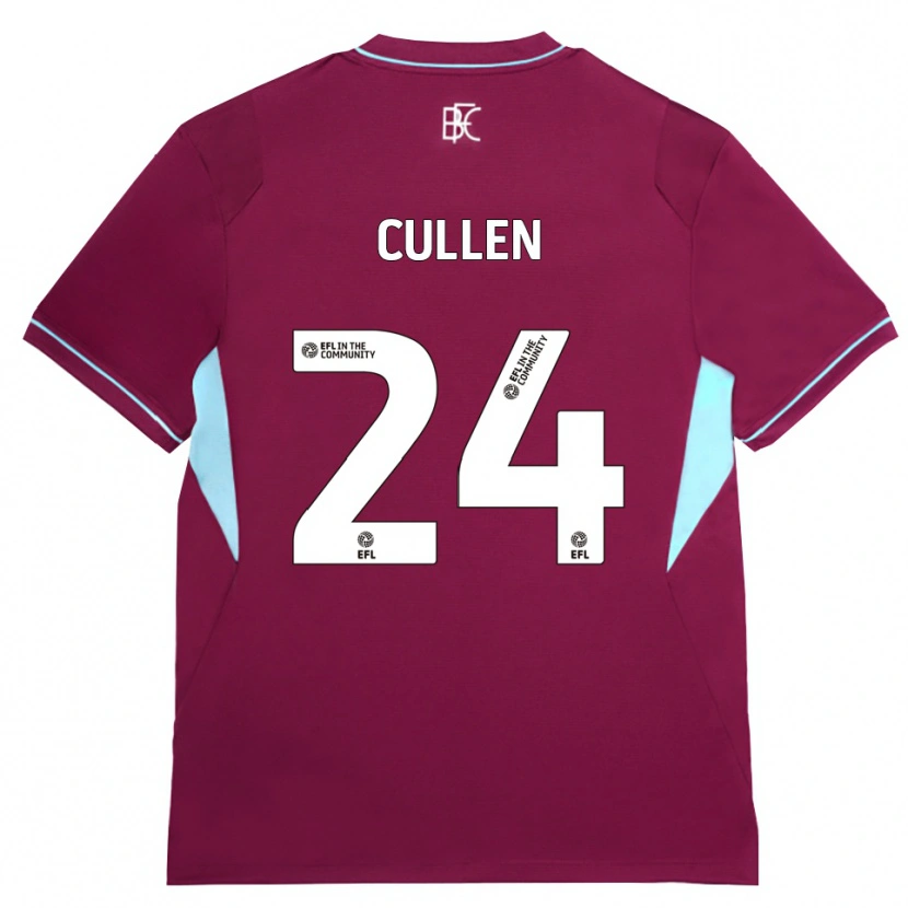 Danxen Niño Camiseta Josh Cullen #24 Borgoña Verde 1ª Equipación 2026/27 La Camisa México