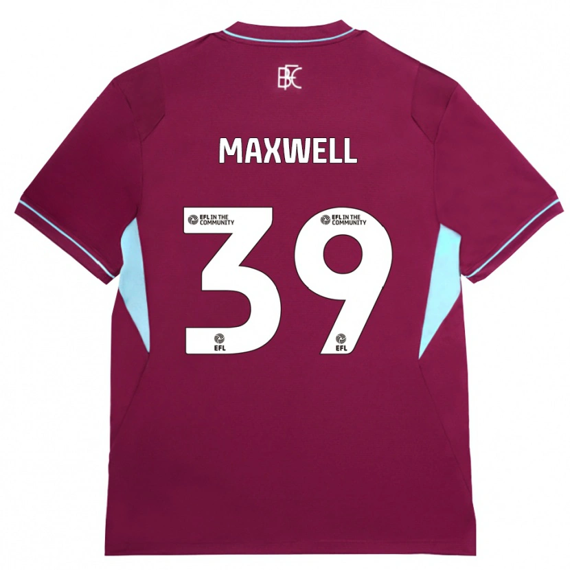 Danxen Niño Camiseta Danielle Maxwell #39 Borgoña Verde 1ª Equipación 2026/27 La Camisa México
