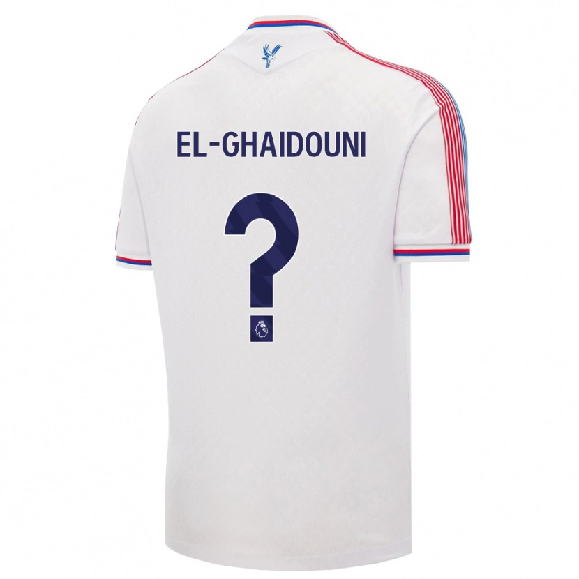 Danxen Niño Camiseta Nabil El-Ghaidouni Taitt #0 Blanco Rojo Azul 1ª Equipación 2026/27 La Camisa México