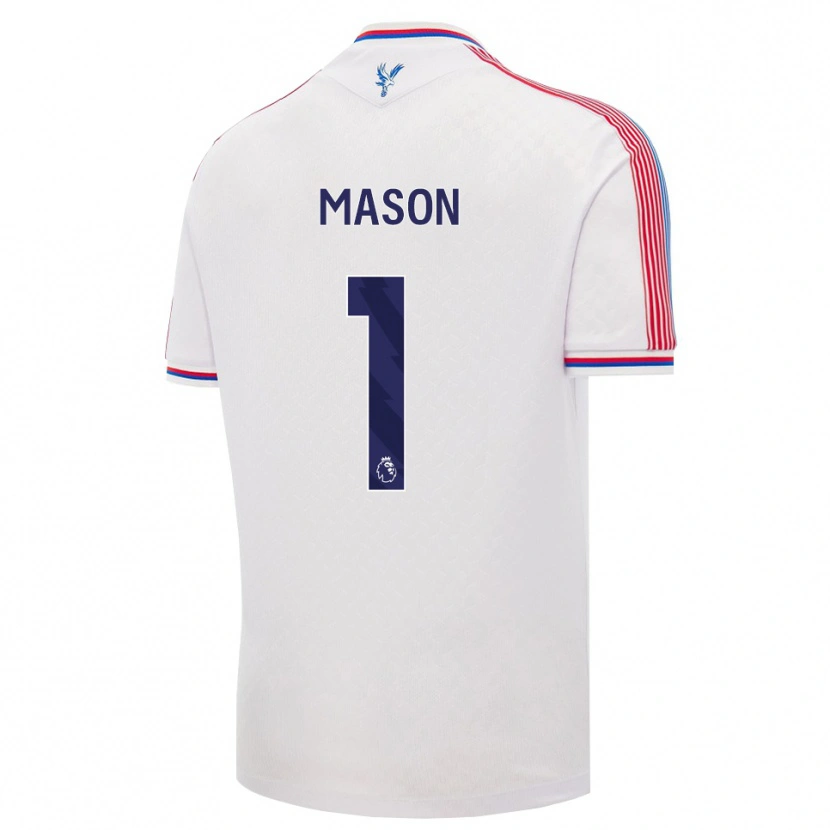 Danxen Niño Camiseta Jack Mason #1 Blanco Rojo Azul 1ª Equipación 2026/27 La Camisa México
