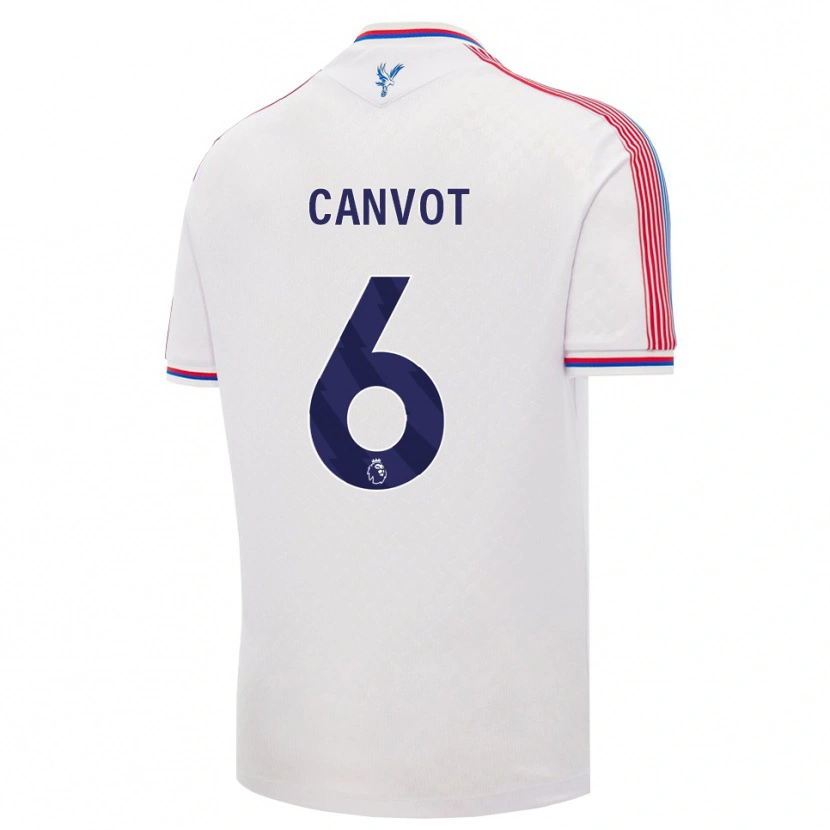 Danxen Niño Camiseta Jaydee Canvot #6 Blanco Rojo Azul 1ª Equipación 2026/27 La Camisa México