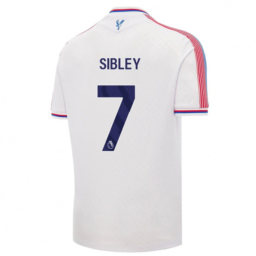 Danxen Niño Camiseta Isabella Sibley #7 Blanco Rojo Azul 1ª Equipación 2026/27 La Camisa México