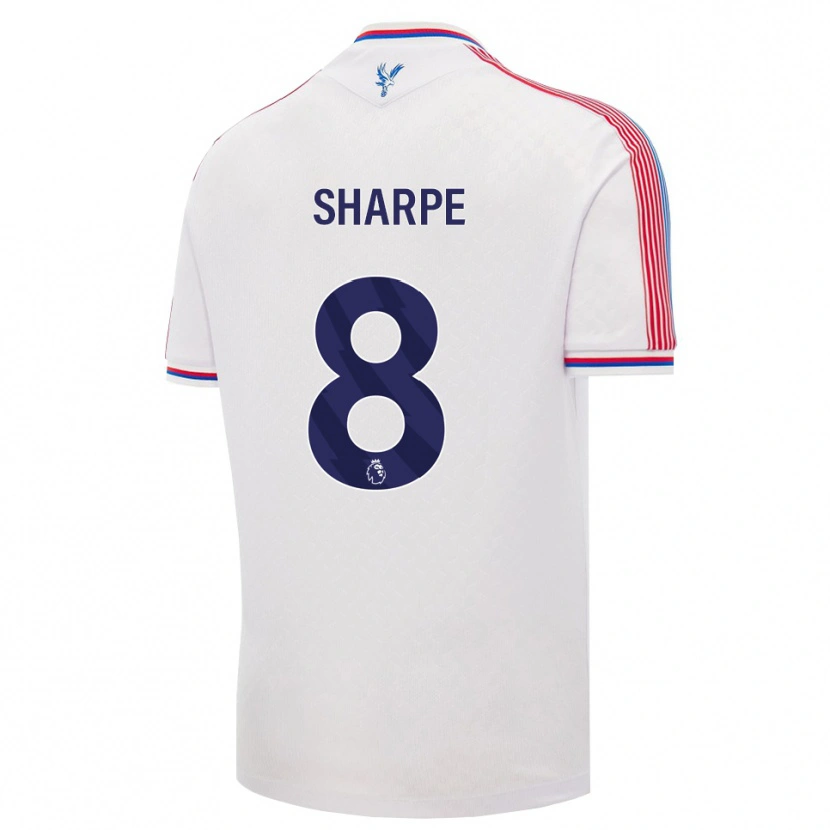 Danxen Niño Camiseta Molly-Mae Sharpe #8 Blanco Rojo Azul 1ª Equipación 2026/27 La Camisa México