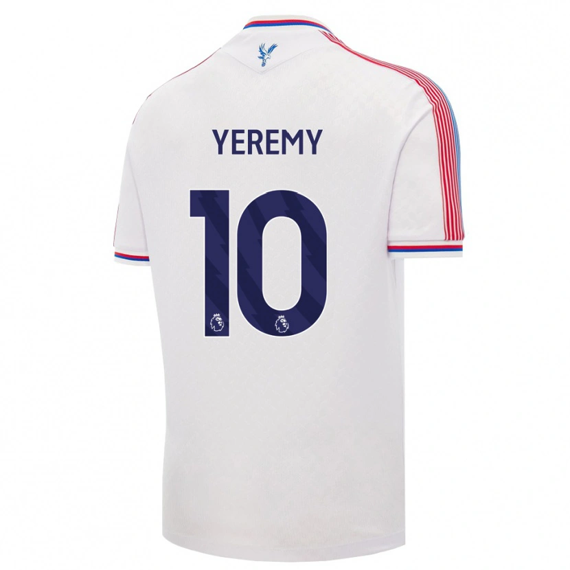 Danxen Niño Camiseta Yéremy Pino #10 Blanco Rojo Azul 1ª Equipación 2026/27 La Camisa México