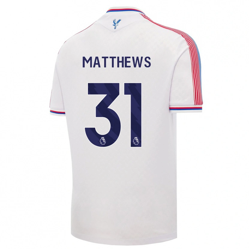 Danxen Niño Camiseta Remi Matthews #31 Blanco Rojo Azul 1ª Equipación 2026/27 La Camisa México