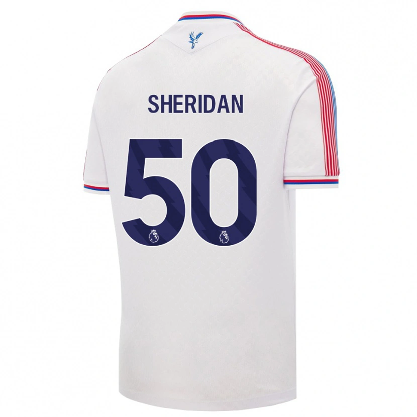 Danxen Niño Camiseta Joe Sheridan #50 Blanco Rojo Azul 1ª Equipación 2026/27 La Camisa México