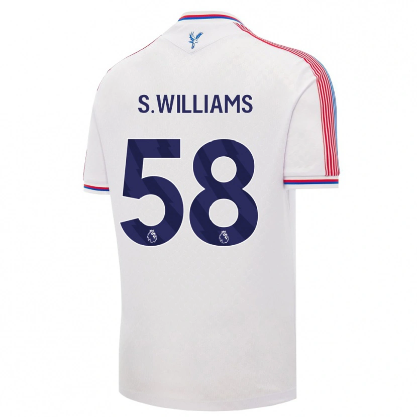 Danxen Niño Camiseta Seb Williams #58 Blanco Rojo Azul 1ª Equipación 2026/27 La Camisa México