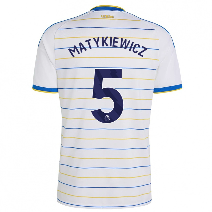 Danxen Niño Camiseta Luke Matykiewicz #5 Rojo Amarillo Azul 1ª Equipación 2026/27 La Camisa México