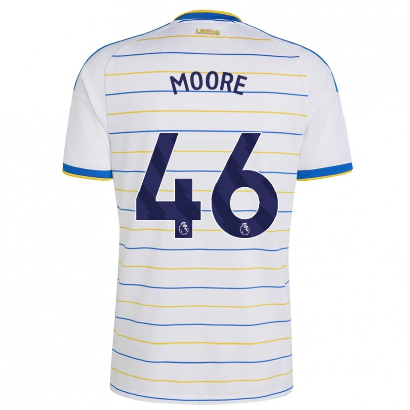Danxen Niño Camiseta Kris Moore #46 Rojo Amarillo Azul 1ª Equipación 2026/27 La Camisa México