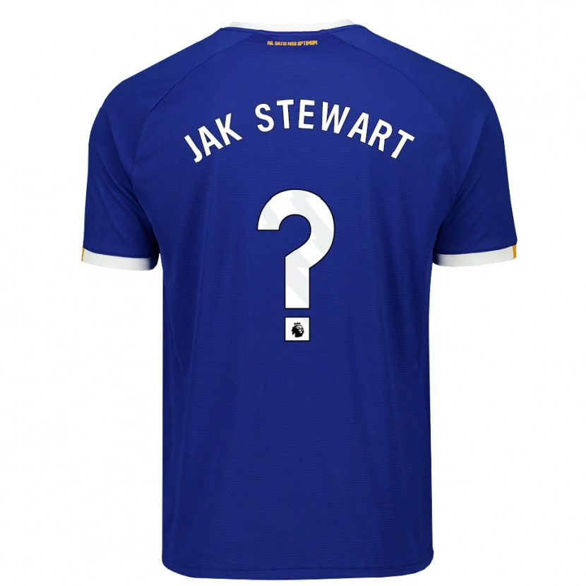 Danxen Niño Camiseta Jak Stewart #0 Azul Blanco Amarillo 1ª Equipación 2026/27 La Camisa México